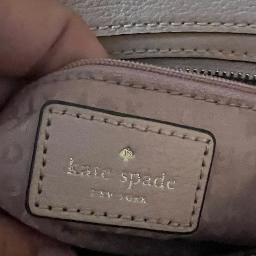 Kate Spade Light Pink Crossbody Bag with Chain Strap